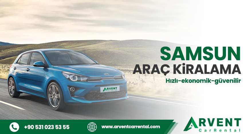 Samsun Çarşamba Havalimanı Araç Kiralama